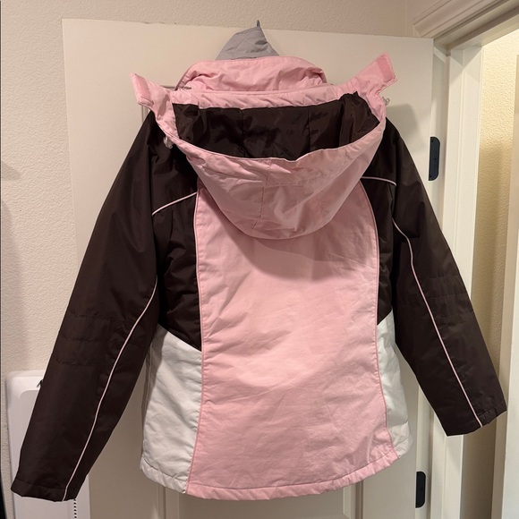 Athletic Works Pink and Brown Snow Jacket - Picture 3 of 4